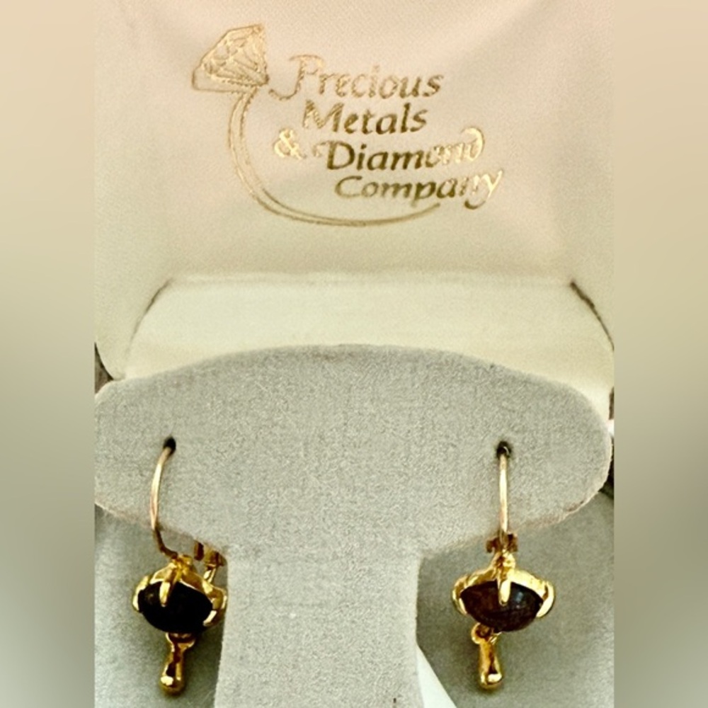 Pretty NIB goldtone earrings💜
